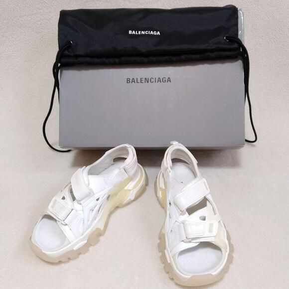 Balenciaga Shoes - Balenciaga Track Sandals White 24cm (9.45in)